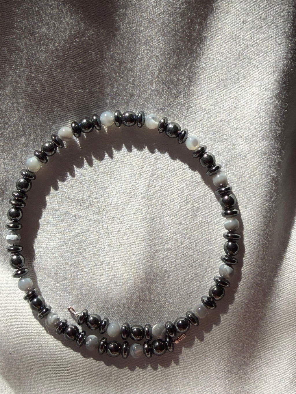 Hematite & White Howlite Collection